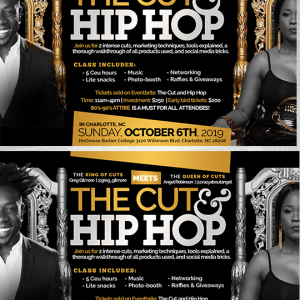 Flyer The Cut and Hip Hop